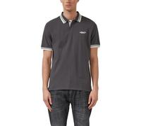 Poloshirt aus Piqué mit Kontrast-Details L grau 2172373.95D1.L
