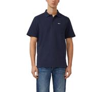 s.Oliver Herren Poloshirt Strukturiert mit Brusttasche Blau Größe 3XL