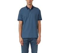 Strukturiertes Poloshirt aus Baumwolle in Two-Tone-Optik L blau 2174584.59G5.L