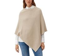 s.Oliver RED LABEL Poncho mit Strukturmuster in Beige, Größe One Size