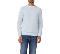 s.Oliver Pullover aus Moulinéstrick mit Crew Neck und Raglanärmeln