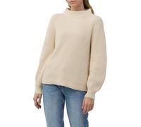 s.Oliver Strickpullover Damen Beige Gr. 38 - 60% Baumwolle/40% Polyacryl, Strukturmuster, Relaxed Fit