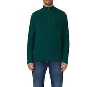 Pullover aus Strukturstrick mit Troyer-Kragen XXL grün 2170223.7953.XXL