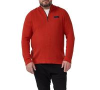 Pullover aus Strukturstrick mit Troyer-Kragen 3XL rot 2174099.3529.3XL