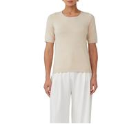 s.Oliver BLACK LABEL Kurzärmeliger Strickpullover im Slim Fit beige 38