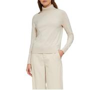 Weicher Rollkragenpullover aus Viskosemix 46 Beige