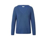 s.Oliver RED LABEL Regular Fit Strickpullover aus Baumwoll-Mix in Blau, Größe 42