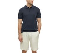 Weiches Strick-Poloshirt aus Baumwoll-Seidenmix XXL blau 2182766.5920.XXL