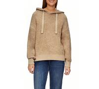 Strickpullover aus Teddy-Bouclé 36 braun