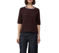Softer Kurzarm-Pullover aus Wollmix 44 braun 2170659.8944.44