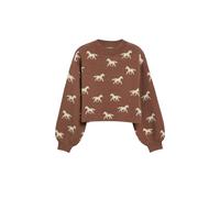 Boxy Strickpullover mit Intarsien-Muster 92/98 braun 2180907.88X1.92_98
