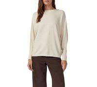 s.Oliver Pullover Rippstruktur mit Fledermausärmeln Beige Größe 44