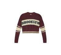 Cropped Oversize-Pullover mit Schriftzug 158/164 rot 2170395.4927.158_164