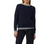 Relaxed-Fit-Strickpullover mit Bindedetail 44 blau 2168720.5959.44