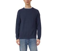 Baumwollpullover mit Raglanärmeln und Logo-Patch S blau 2169512.5826.S