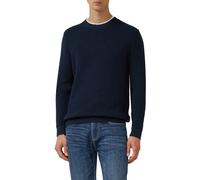 s.Oliver Strickpullover Red Label 100% Baumwolle Strukturmuster Rundhals Navy XXL