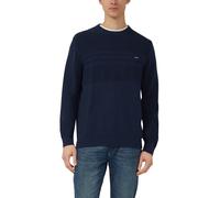Strickpullover aus Baumwolle mit Strukturmix XXL blau 2171739.5978.XXL
