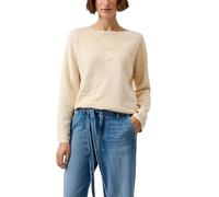 s.Oliver Strickpullover mit dekorativem Strickmuster Weiß Größe 44