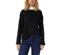 Pullover mit dekorativem Strickmuster 40 schwarz 2173393.9999.40