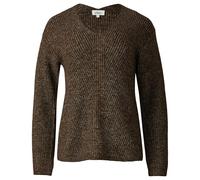 Weicher Strickpullover im Relaxed Fit mit V-Ausschnitt 38 braun 2168002.8945.38
