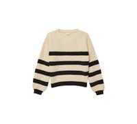Gestreifter Chenille Pullover im Loose Fit 170/176 beige|schwarz 2173710.04X4.170_176