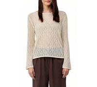 Luftiger Strickpullover aus Leinenmix mit Ajourmuster 38 creme 2165844.0750.38