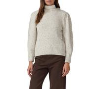 Strickpullover mit Puffärmeln aus Baumwollmix 40 creme 2168129.04X3.40
