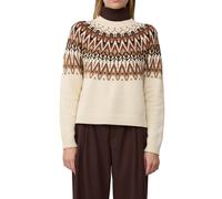 Strickpullover mit Jacquard-Muster 40 creme|mehrfarbig 2170439.02X3.40