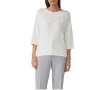 Strickpullover mit Fledermausärmeln und Schmuckperlen 46 creme 2168711.0200.46