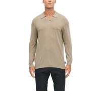 Softer Strick-Polo aus Baumwoll-Modal-Mix L braun 2180929.8434.L
