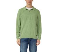 Strick-Polo aus Baumwolle mit Strukturmix L grün 2171740.7253.L