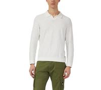 Baumwoll-Strickpolo mit Flammgarnstruktur XXL creme 2177501.0200.XXL