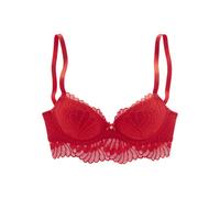 Push-Up-BH aus floraler Spitze 80A rot 6010816.779.80A