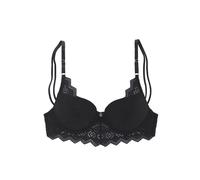 s.Oliver Push-Up-BH mit Spitze in schwarz