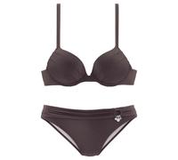 Push-Up-Bikini S.OLIVER Gr. 40, Cup A, braun Damen Bikini-Sets (502297-40) braun