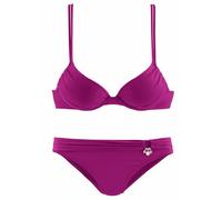 Push-Up-Bikini S.OLIVER Gr. 38, Cup C, pink (fuchsia) Damen Bikini-Sets (341351-38) fuchsia