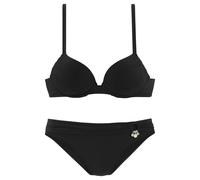 Push-Up-Bikini S.OLIVER Gr. 38, Cup C, schwarz Damen Bikini-Sets (427491-38) schwarz