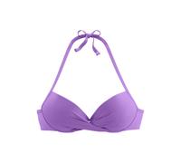 Push-Up-Bikini-Top S.OLIVER "Spain" Gr. 42, Cup C, lila Damen Bikini-Oberteile Ocean Blue in Wickeloptik Bestseller (97046747-42)