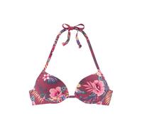 S.OLIVER Push-Up-Bikini-Top Damen rostrot-bedruckt Gr.38 Cup B