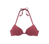 Push-Up-Bikini-Top S.OLIVER "Rome" Gr. 42, Cup B, rot (rostrot) Damen Bikini-Oberteile (63080111-42) rostrot