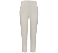 Pyjamahose S.OLIVER, Damen, Gr. 32/34, N-Gr, beige (beige, meliert), Rippware, Obermaterial: 92% Modal (TENCEL™), 8% Elasthan, meliert, slim fit lang, Hosen Pyjamahose, in elastischer 4x4 Rippware (61