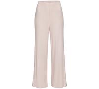 Pyjamahose S.OLIVER, Damen, Gr. 44/46, N-Gr, rosa, meliert, Rippware, Obermaterial: 92% Viskose, 8% Elasthan, meliert, lässig geschnitten lang, Hosen, Aus weicher Rippqualität (49080712-44) rosa, meli