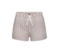 Pyjamashorts S.OLIVER, Damen, Gr. 40/42, N-Gr, rosa (blassrosa, gestreift), Single Jersey, Obermaterial: 50% Baumwolle, 50% Viskose, gestreift, feminin, Basic kurz, Hosen, im Allover-Druck (17409539-4