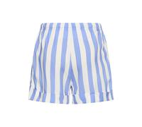 Schlafshorts S.OLIVER, Damen, Gr. 36, N-Gr, blau gestreift, Web, Obermaterial: 100% Viskose, gestreift, loose fit kurz, Hosen, mit breitem Aufschlag am Saum (69145008-36) blau gestreift