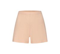 Pyjamashorts S.OLIVER, Damen, Gr. 32/34, N-Gr, orange (orange, meliert), Rippware, Obermaterial: 92% Modal (TENCEL), 8% Elasthan, meliert, modisch, bequem kurz, Hosen, in elastischer Rippware (4734310