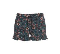S.OLIVER Pyjamashorts Damen petrol-geblümt Gr.44/46