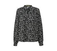 s.Oliver Q/S by Damen Crépe Bluse mit Zierborte Black, 32