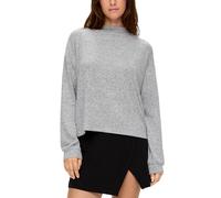 s.Oliver Q/S by Damen Langarmshirt mit Stehkragen Grey XXL