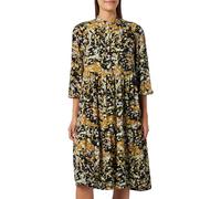 s.Oliver Q/S by Damen Midi Kleid mit Volants Green, 40