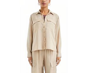 s.Oliver -qs Blouse Beige Größe: 34 | Business hemden Outlet | Damen | Braun